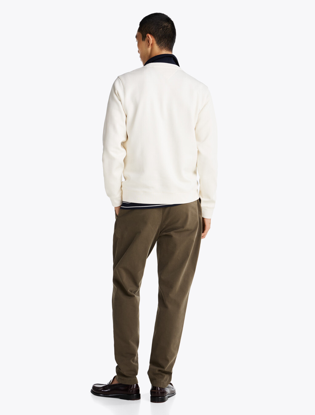 Logo Crew Neck Sweatshirt, Ivory Petal, hi-res