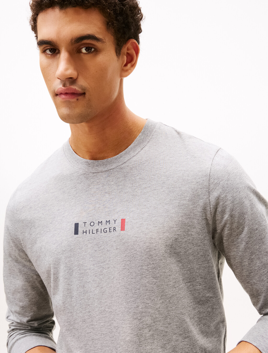 Logo Jersey Long Sleeve T-Shirt, Medium Grey Heather, hi-res