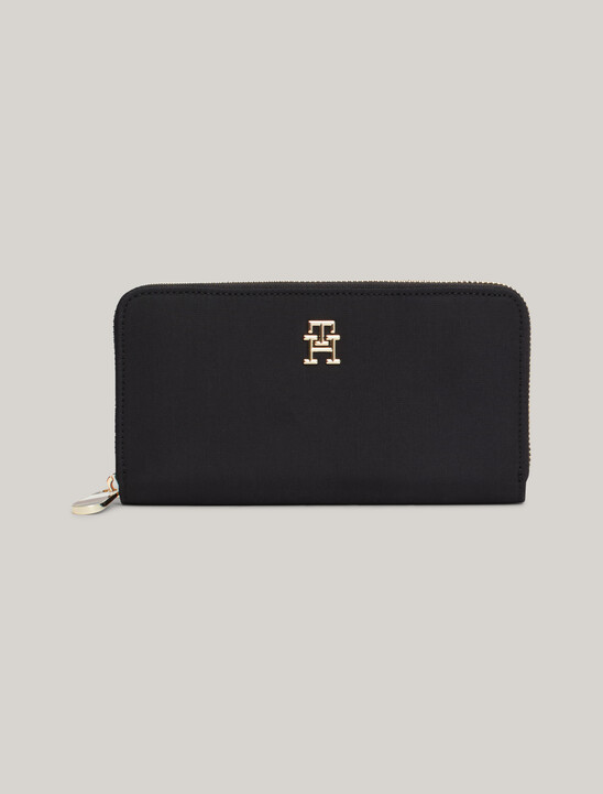 TH Monogram Large Zip-Around Wallet