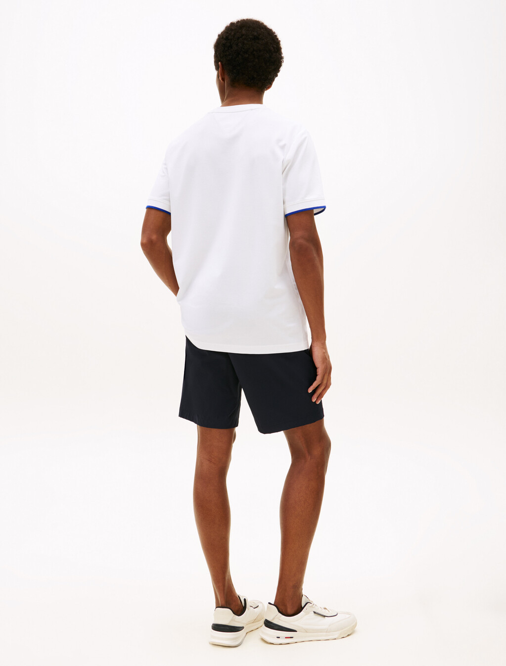 Flex Quick Dry Tipped T-Shirt, White, hi-res