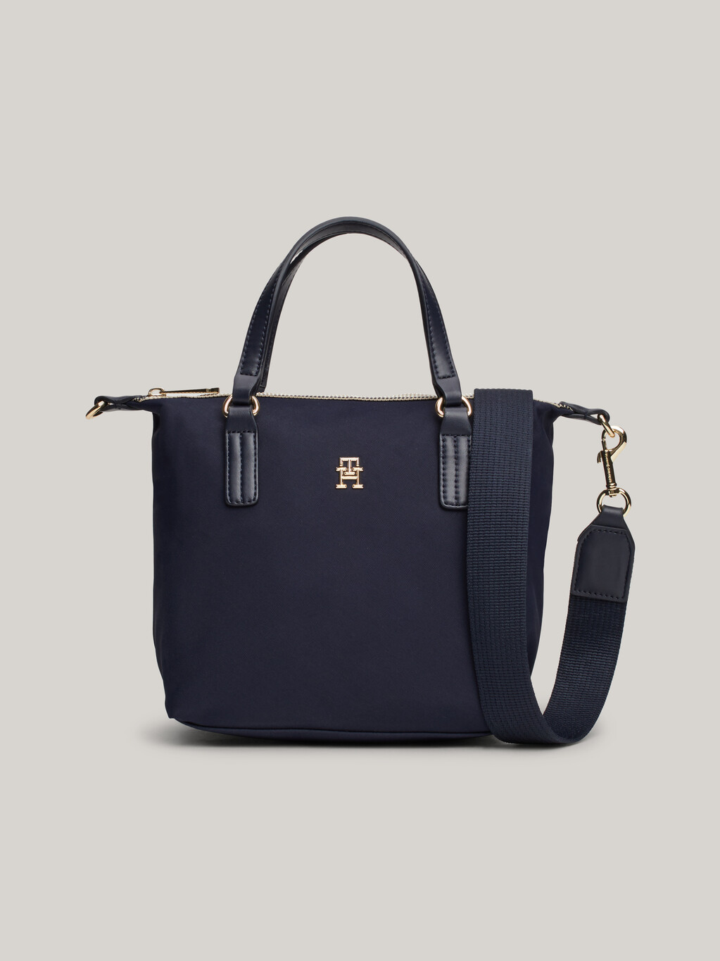 Signature Zip Tote, Space Blue, hi-res