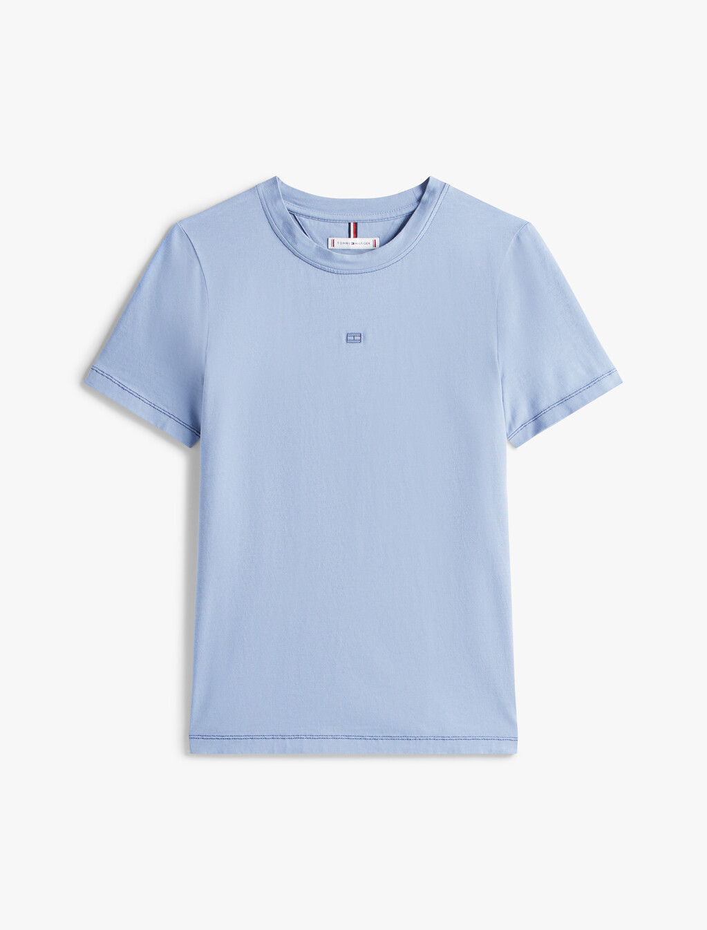 Tonal Flag Crewneck T-Shirt, Brisk Blue, hi-res