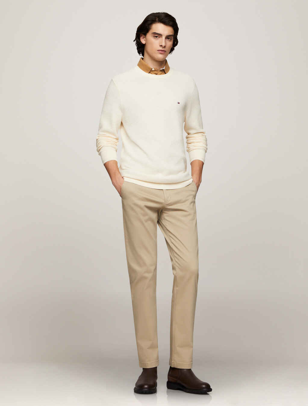 Stretch Regular Polo, Pinecone Tan, hi-res