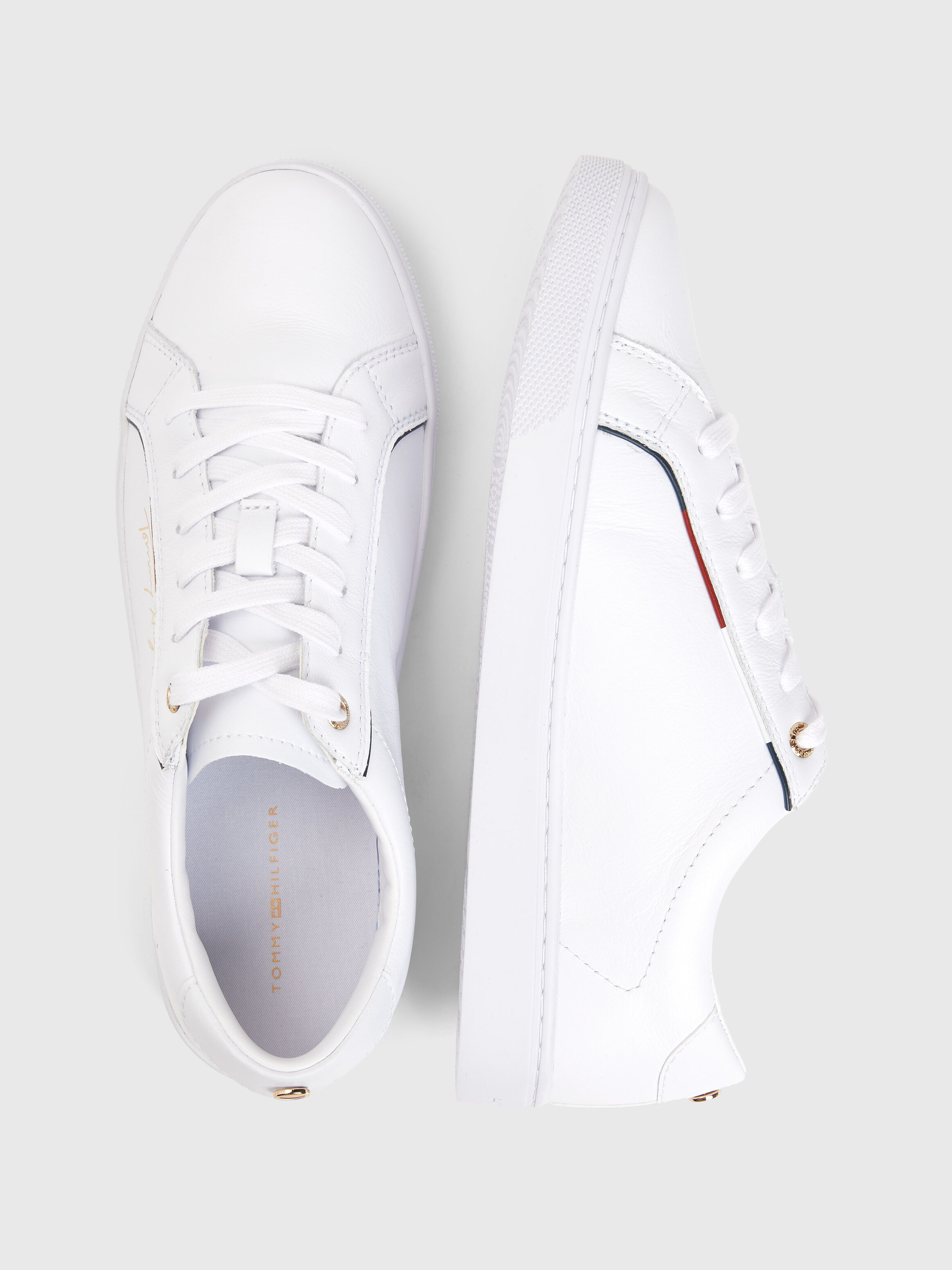 Tommy Hilfiger Signature Sneaker white Tommy Hilfiger Singapore