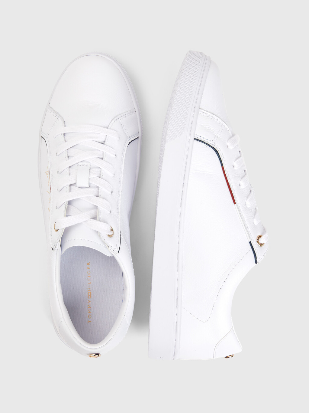 Tommy Hilfiger Signature Sneaker, White, hi-res