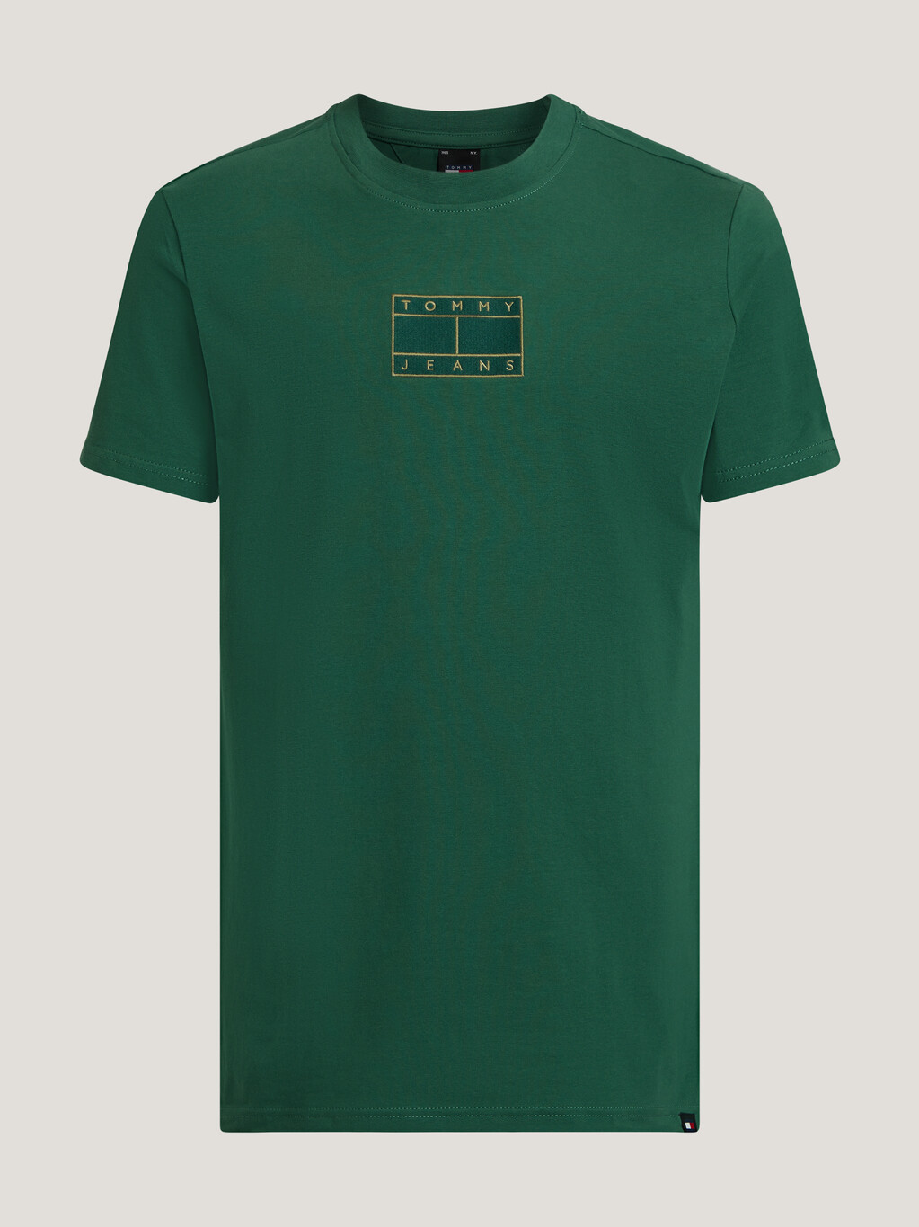 Flag Embroidery Regular Fit T-Shirt, Court Green, hi-res