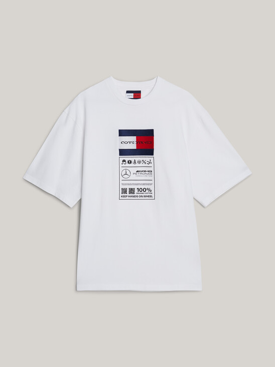 Tommy x Mercedes F1 x CR Care Label Logo T-Shirt