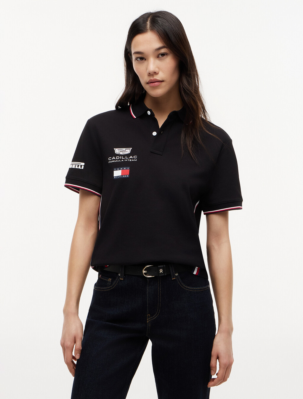 TH x Cadillac Formula 1&reg; Team Replica Polo Shirt, Black, hi-res