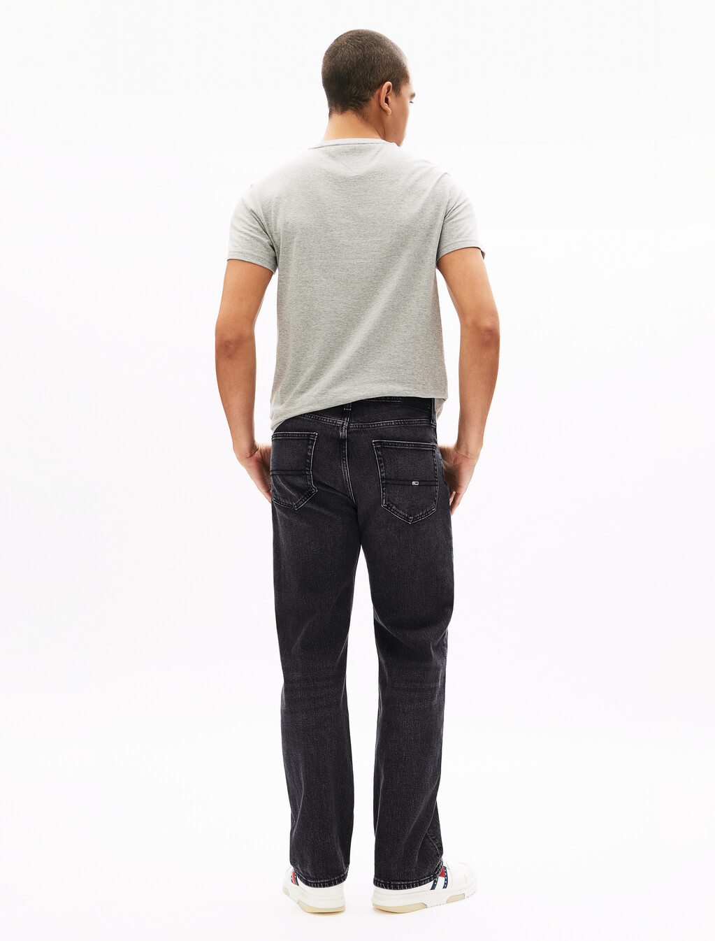 Faded Otis Straight Jeans, Denim Black, hi-res