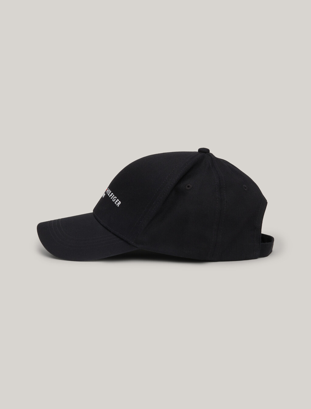 Tommy Hilfiger Established Organic Cotton Baseball Cap, Black, hi-res