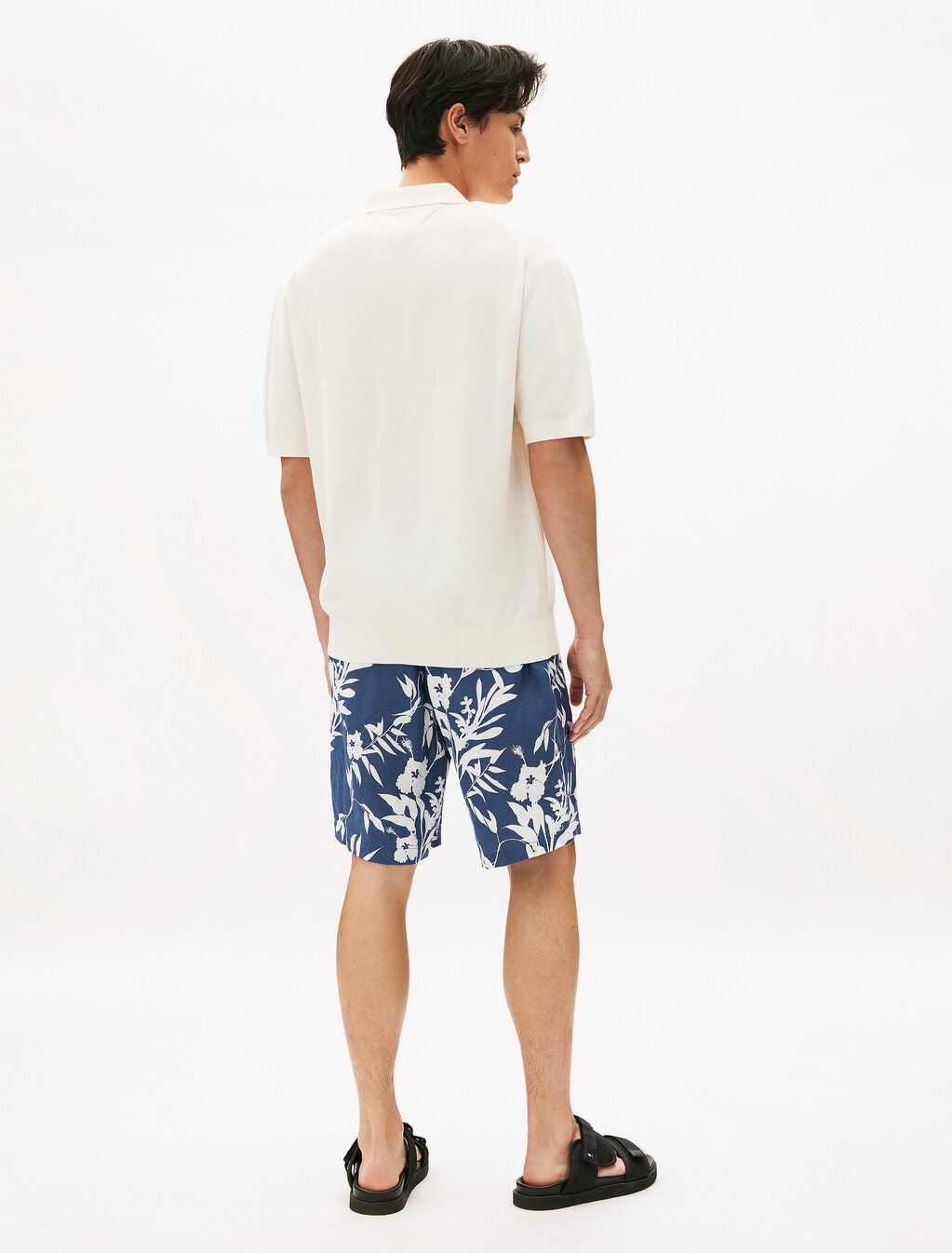 Rice Corn Short Sleeve Polo, Ivory Petal, hi-res
