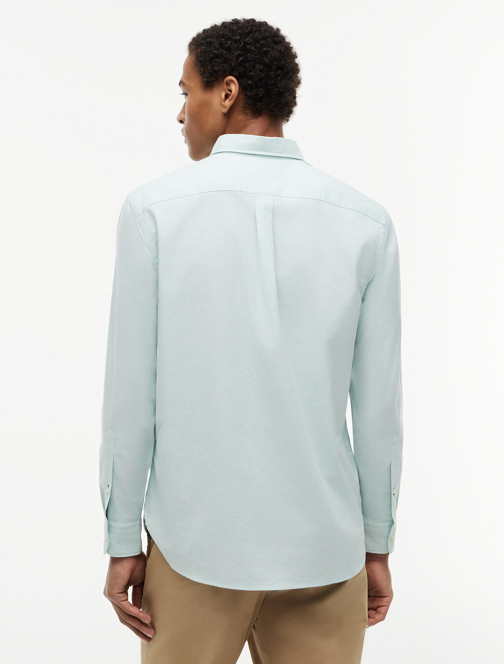 Asia Fit Lightweight Solid Oxford Shirt, Crushed Mint, hi-res