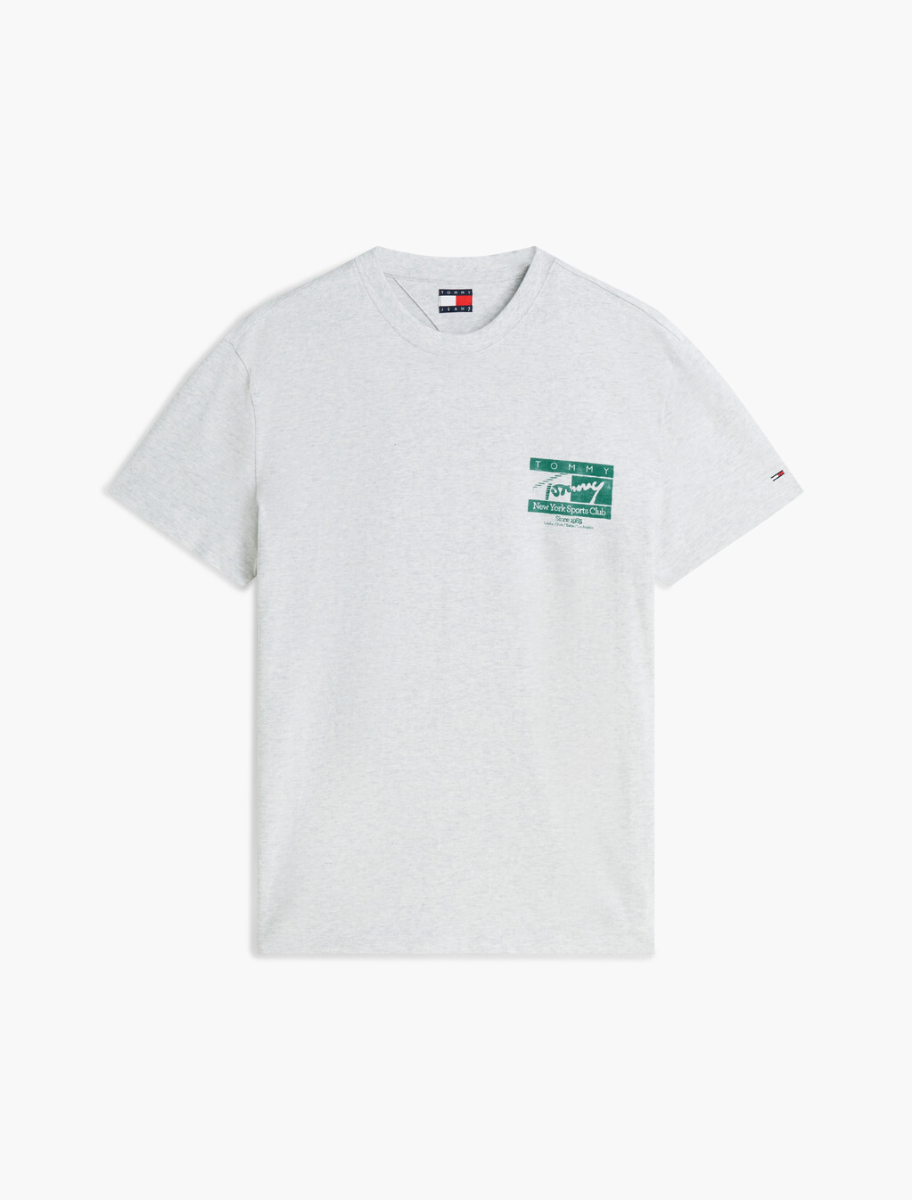 Flag Graphic Print T-Shirt, Ice Grey Heather, hi-res