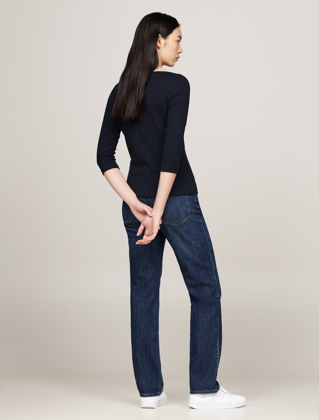 Three-Quarter Sleeve Boat Neck T-Shirt, Nos Desert Sky, hi-res