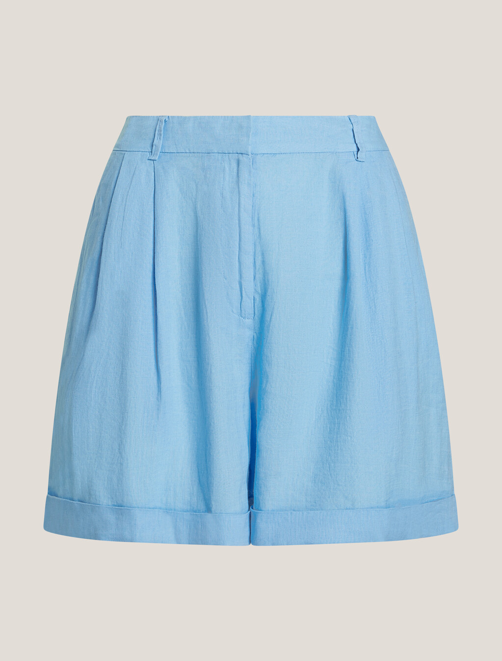 Linen Shorts, Vessel Blue, hi-res