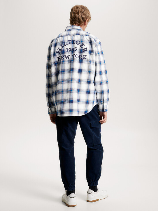 Shadow Check Archive Fit Overshirt