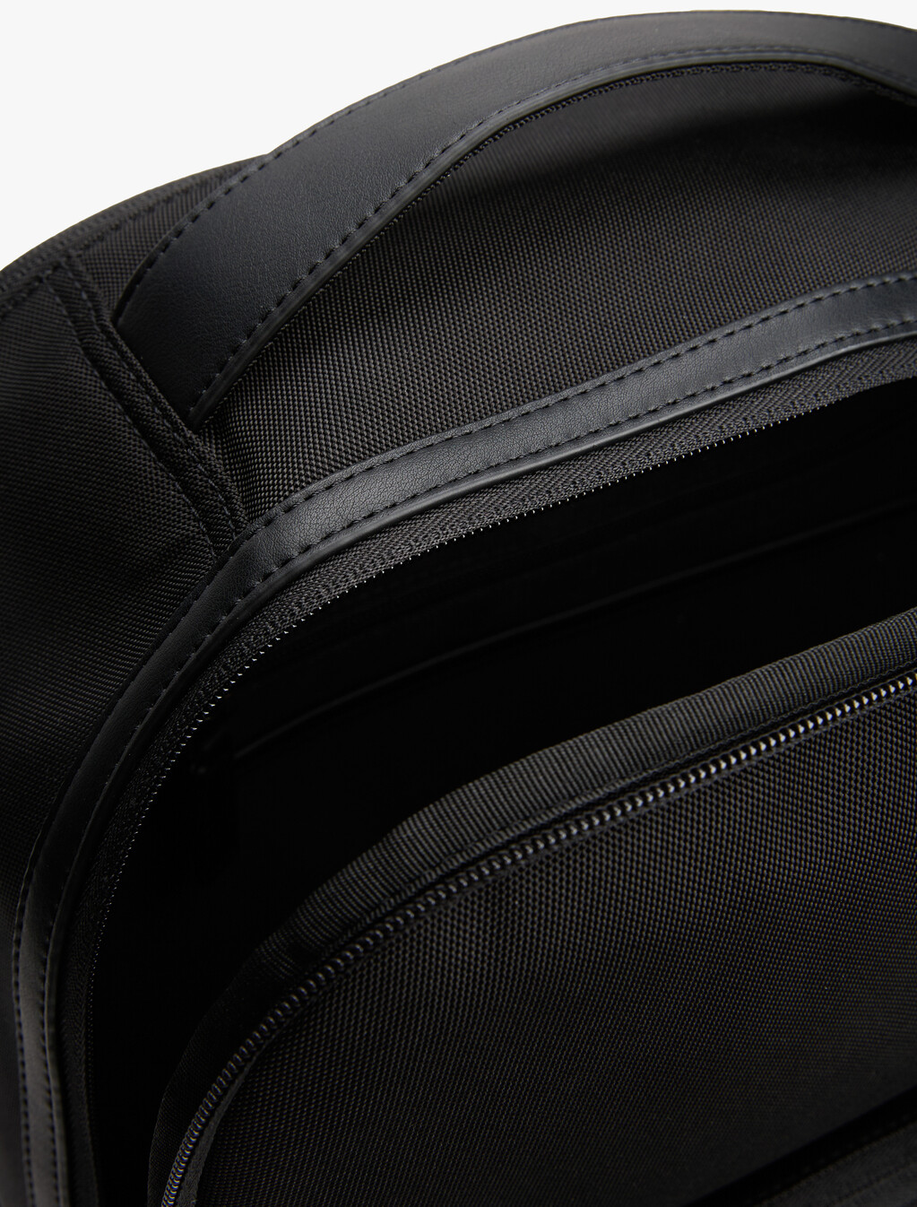 Nylon Travel Backpack, Black, hi-res