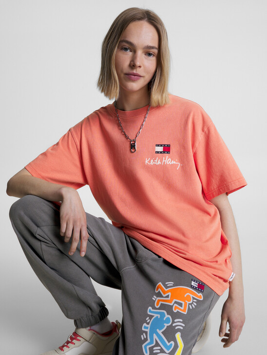 TOMMY X KEITH HARING DUAL GENDER RELAXED FIT T-SHIRT