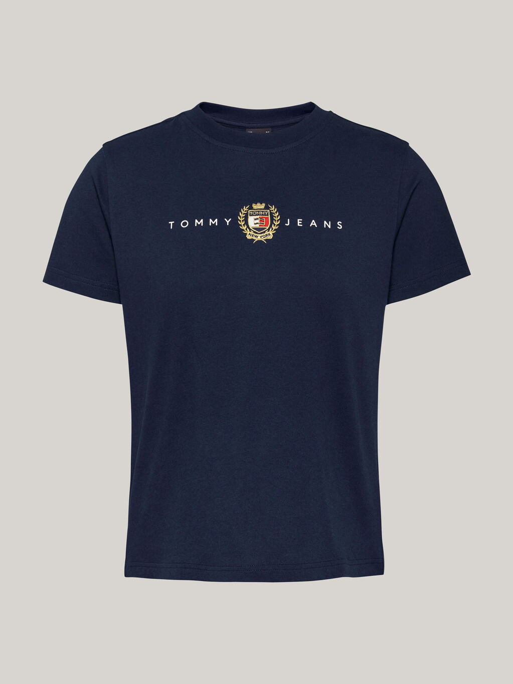 Tommy Prep Crew Neck T-Shirt, Dark Night Navy, hi-res