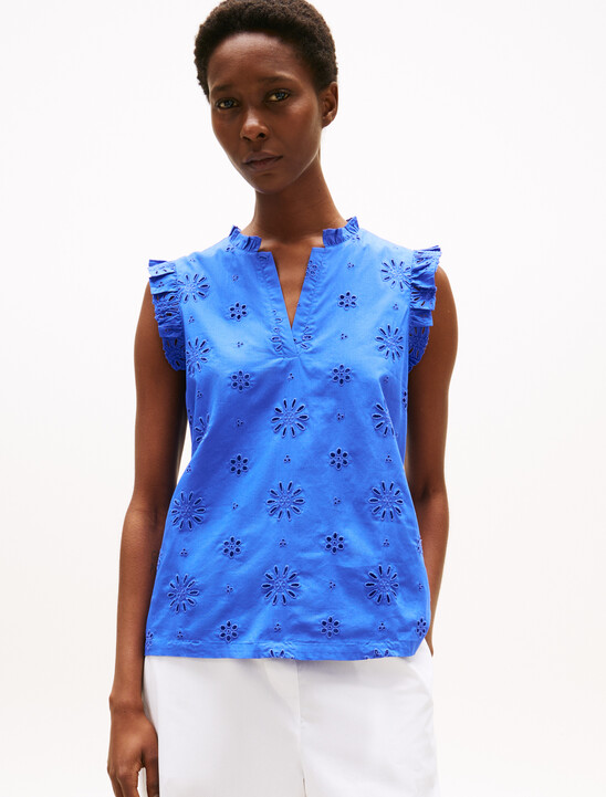 Broderie Anglaise Tank Top