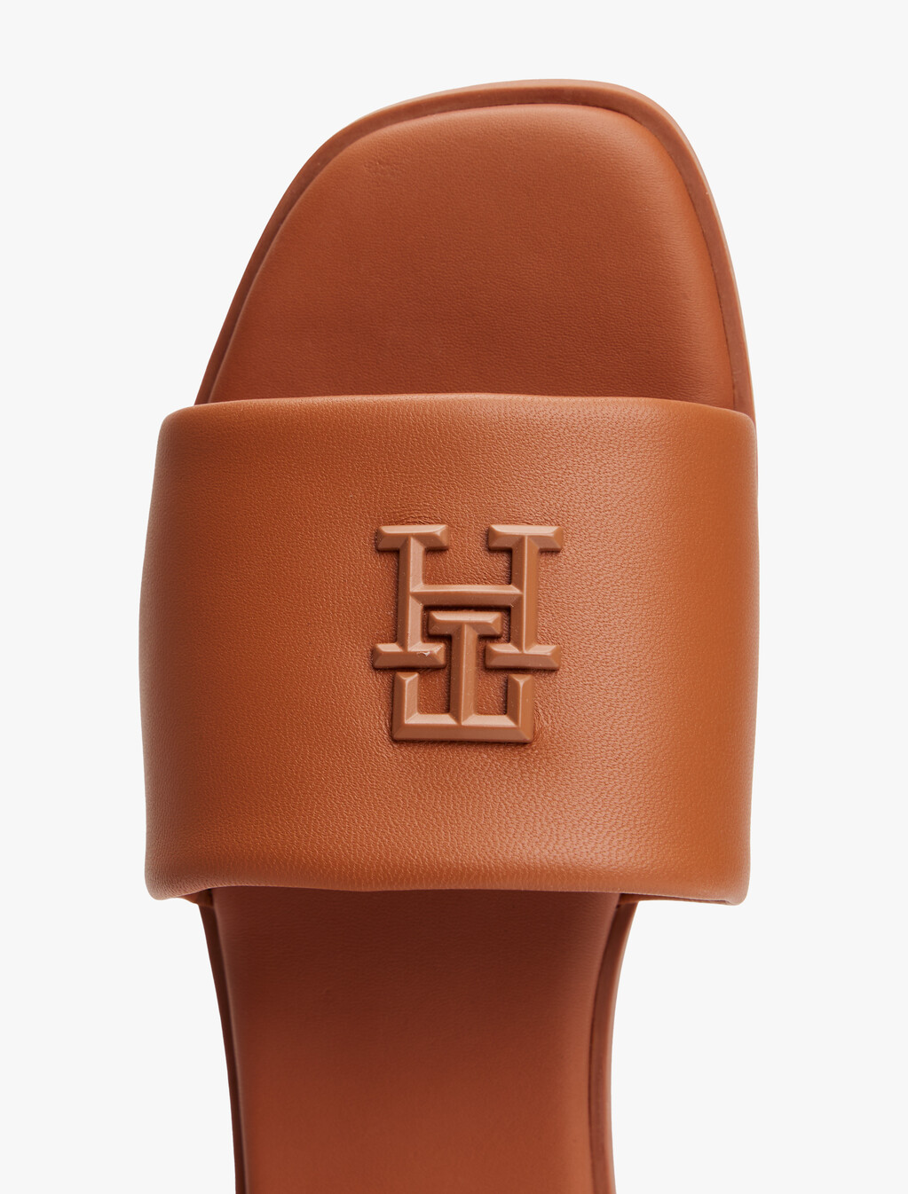TH Monogram Leather Mules, Cinnamon Bark, hi-res
