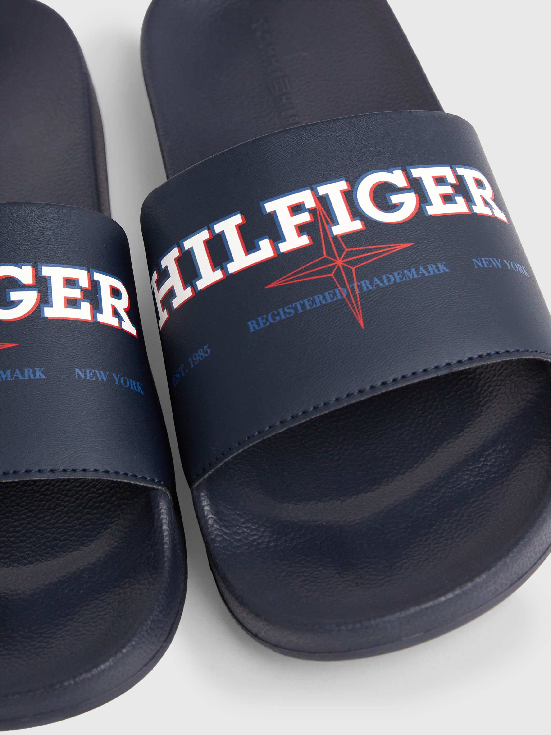 Logo Strap Pool Slides