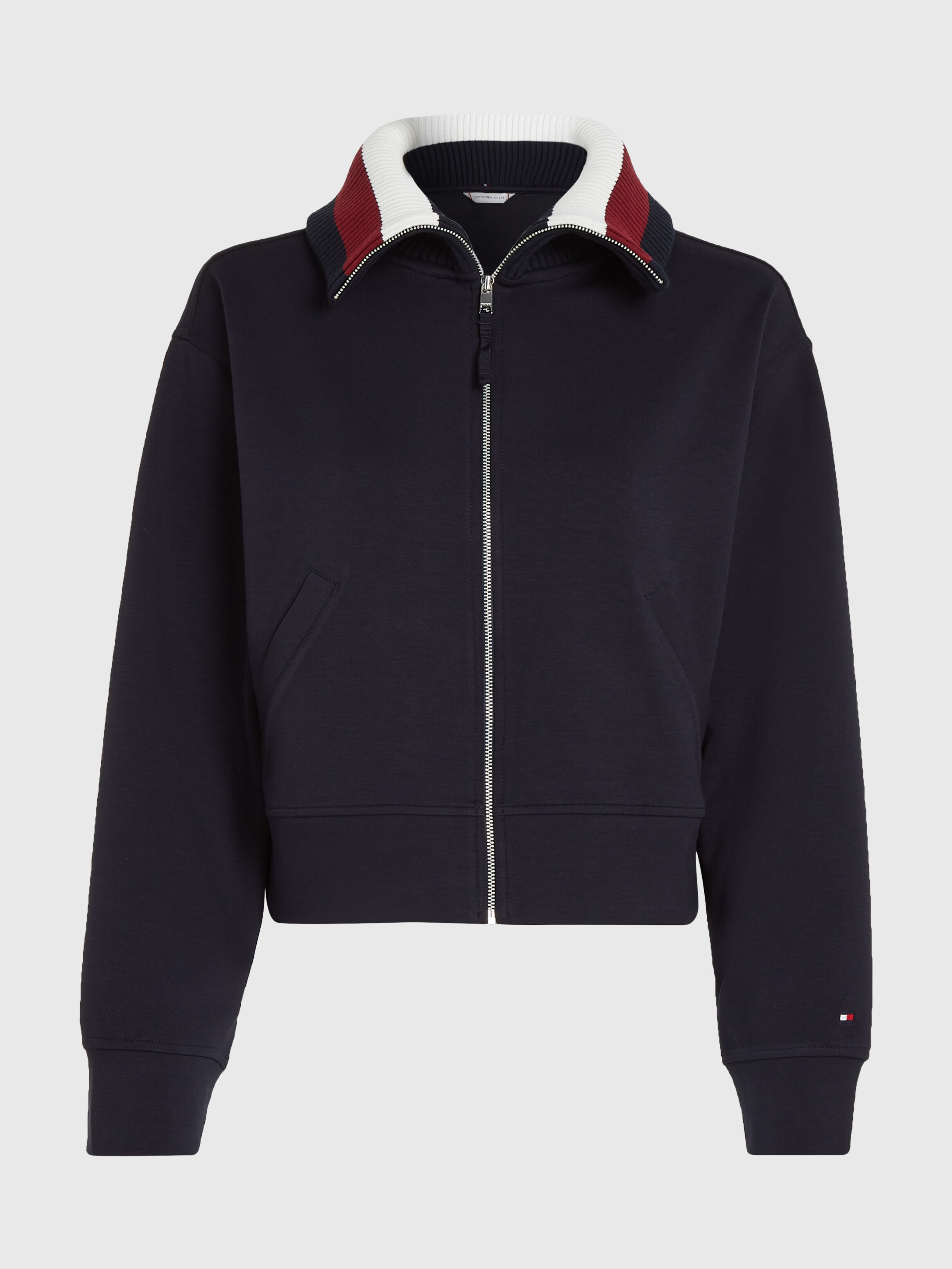 Funnel neck zip new arrivals through coat