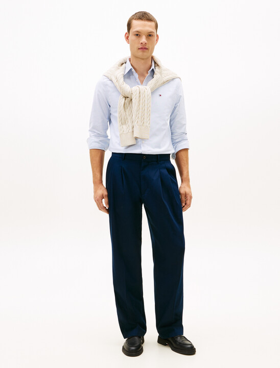 Asia Fit Heritage Stripe Oxford Shirt