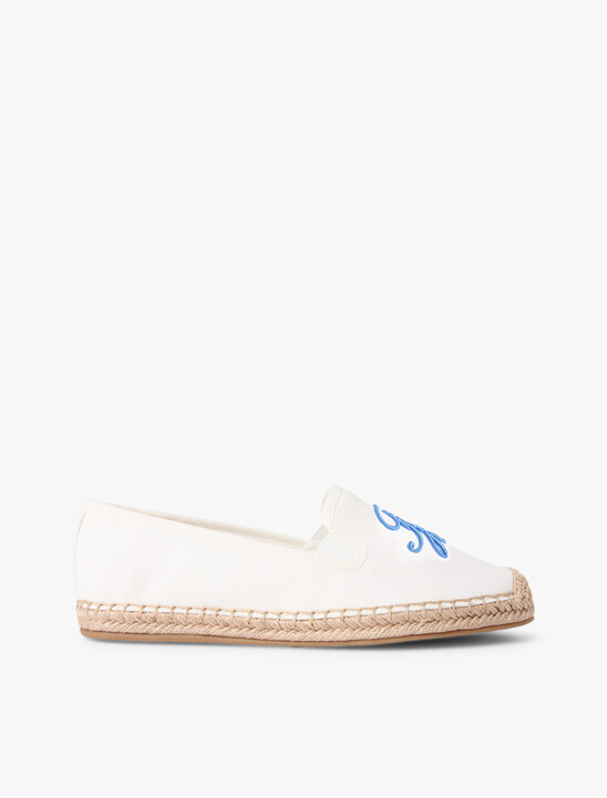 Logo Embroidery Canvas Espadrilles