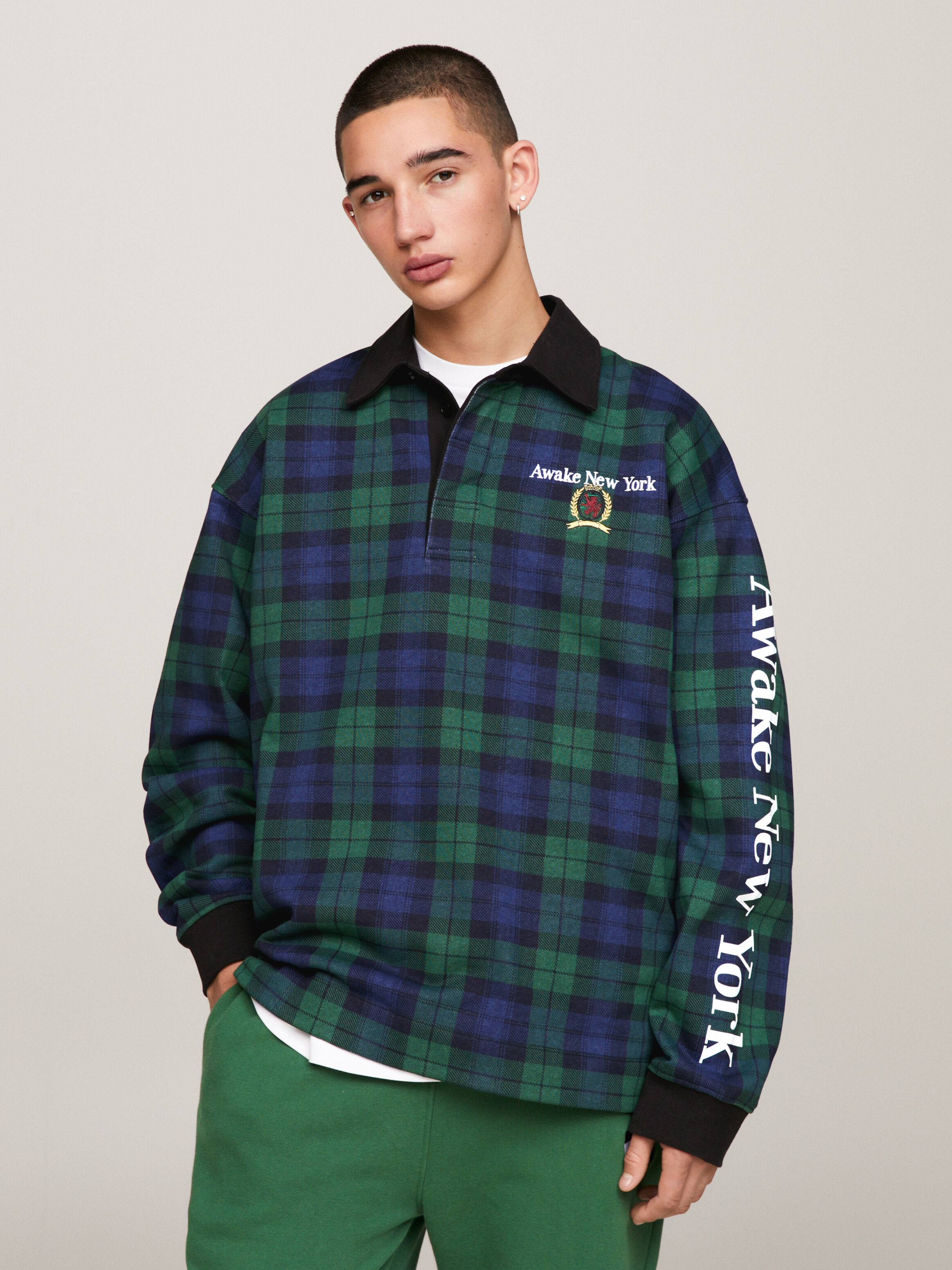 Tommy Hilfiger Tommy X Awake Ny Relaxed Rugby Shirt in Desert Sky
