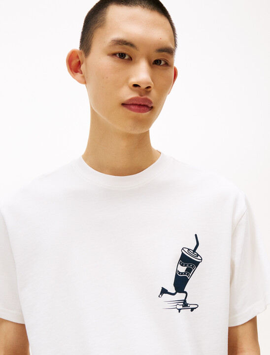Relaxed Skater Back Graphic T-Shirt