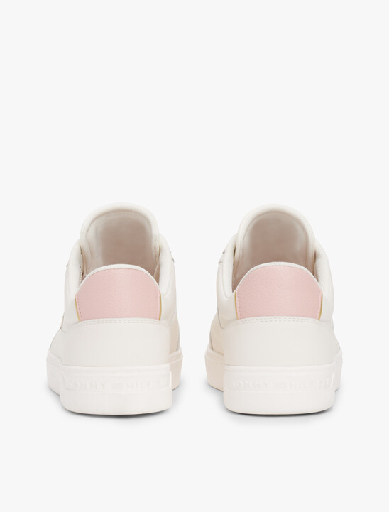 TH Monogram Leather Court Trainers