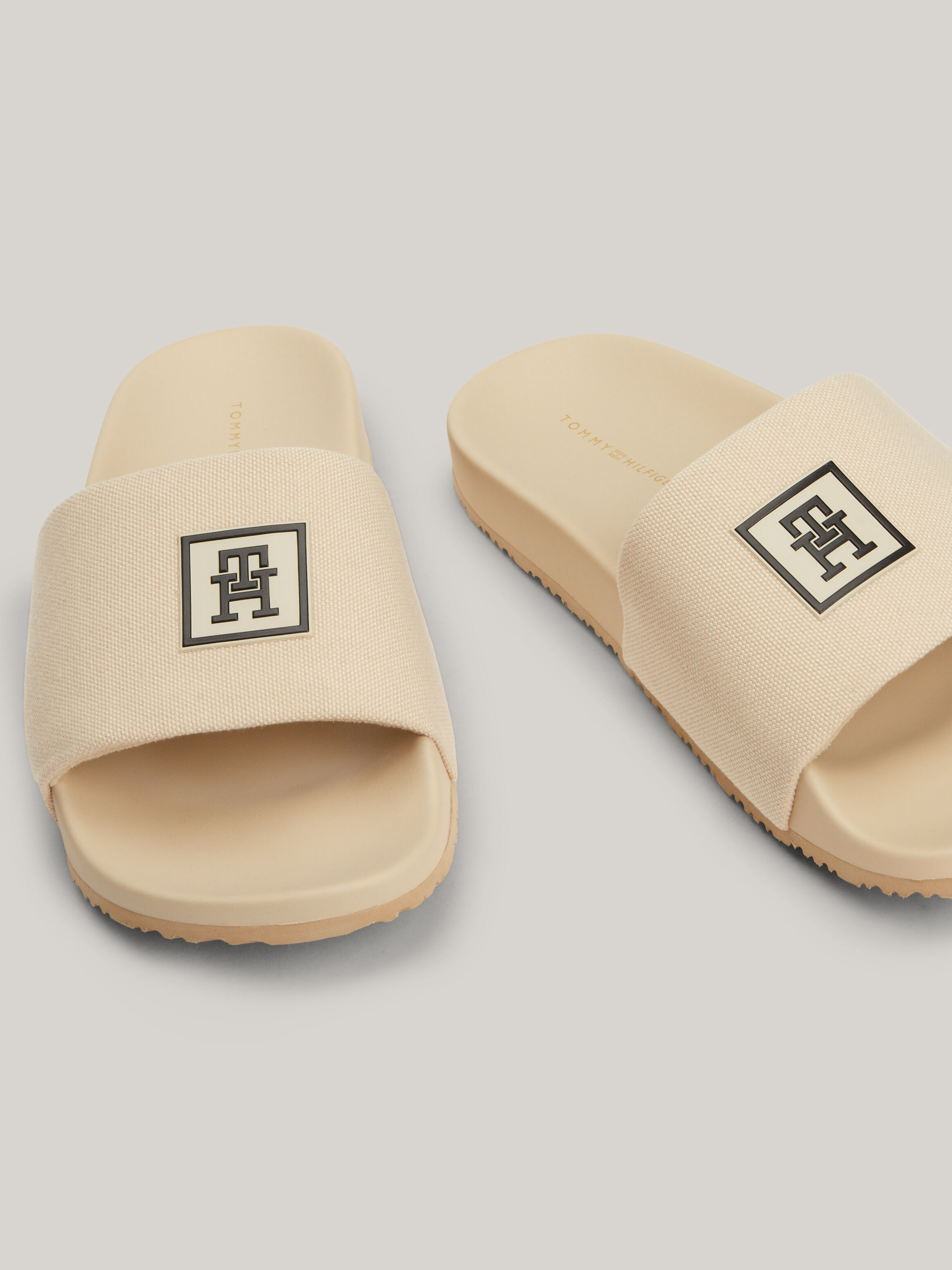 White tommy hilfiger sandals clearance