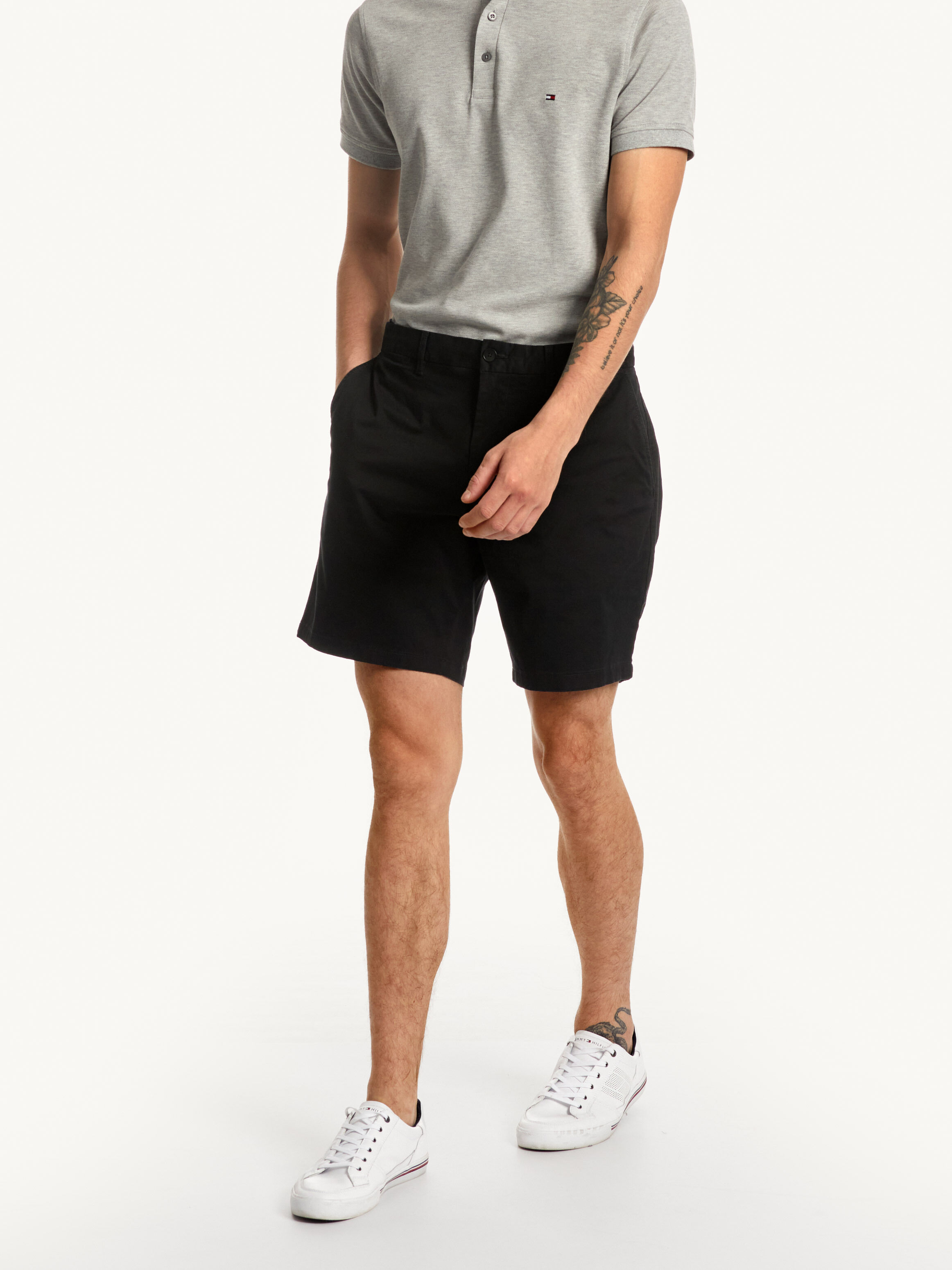 Chino shorts with on sale shirt
