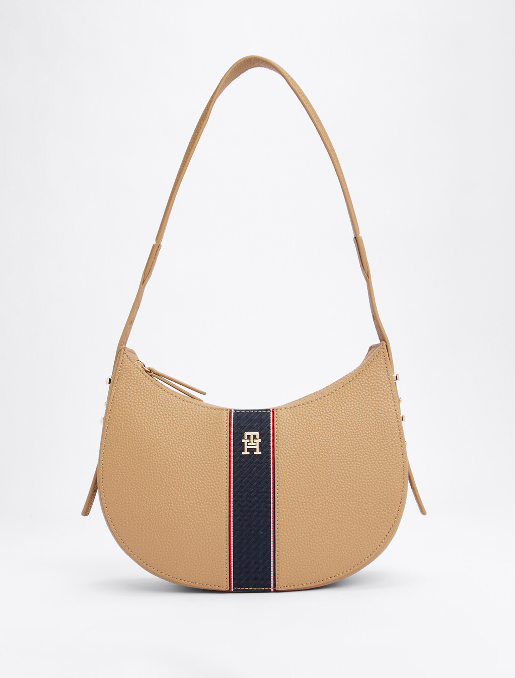 Pebble Grain Hobo Bag, Safari Canvas, hi-res