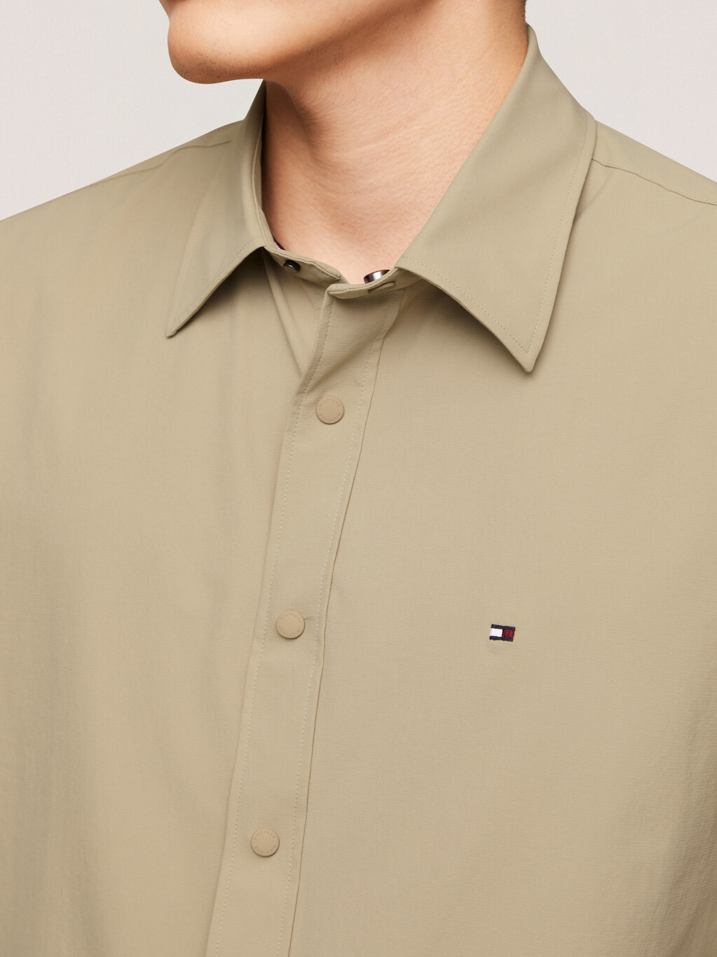 Cooling UV Protect Stretch Short Sleeve Shirt, Batique Khaki, hi-res