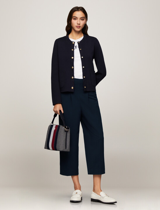 Golden Button Relaxed Pants