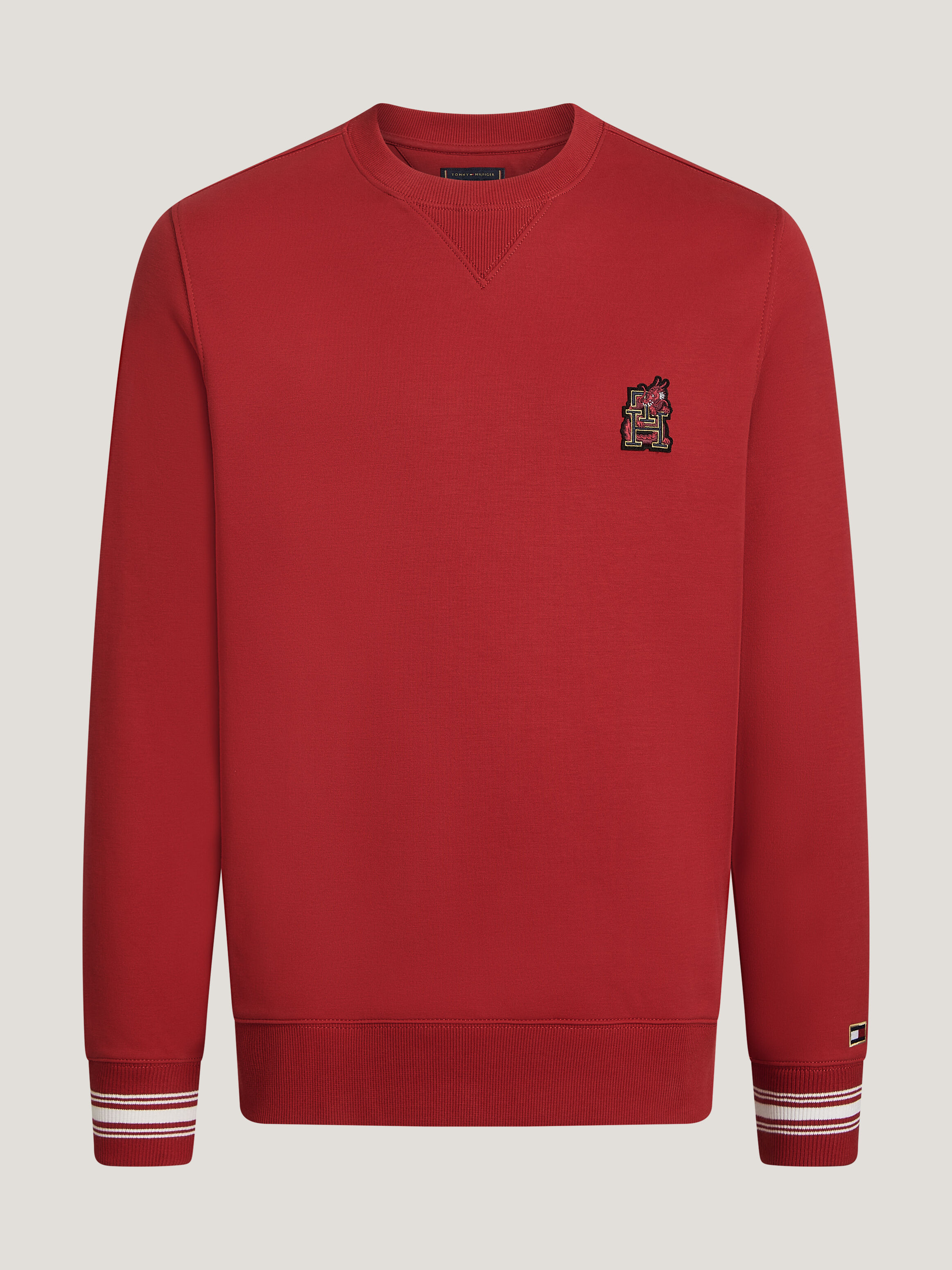 Red tommy hilfiger deals sweater