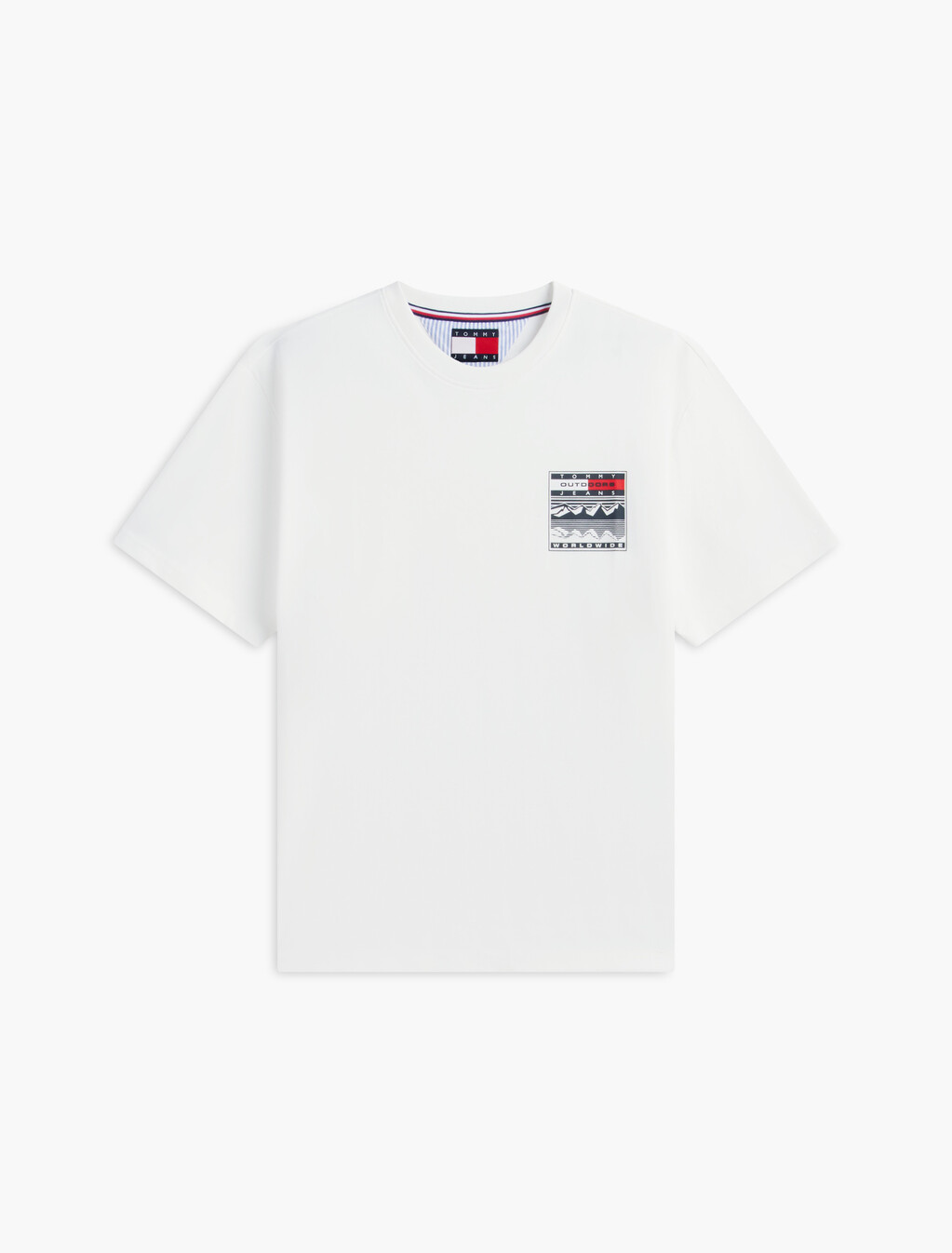 Logo Relaxed Jersey T-Shirt, Ecru, hi-res
