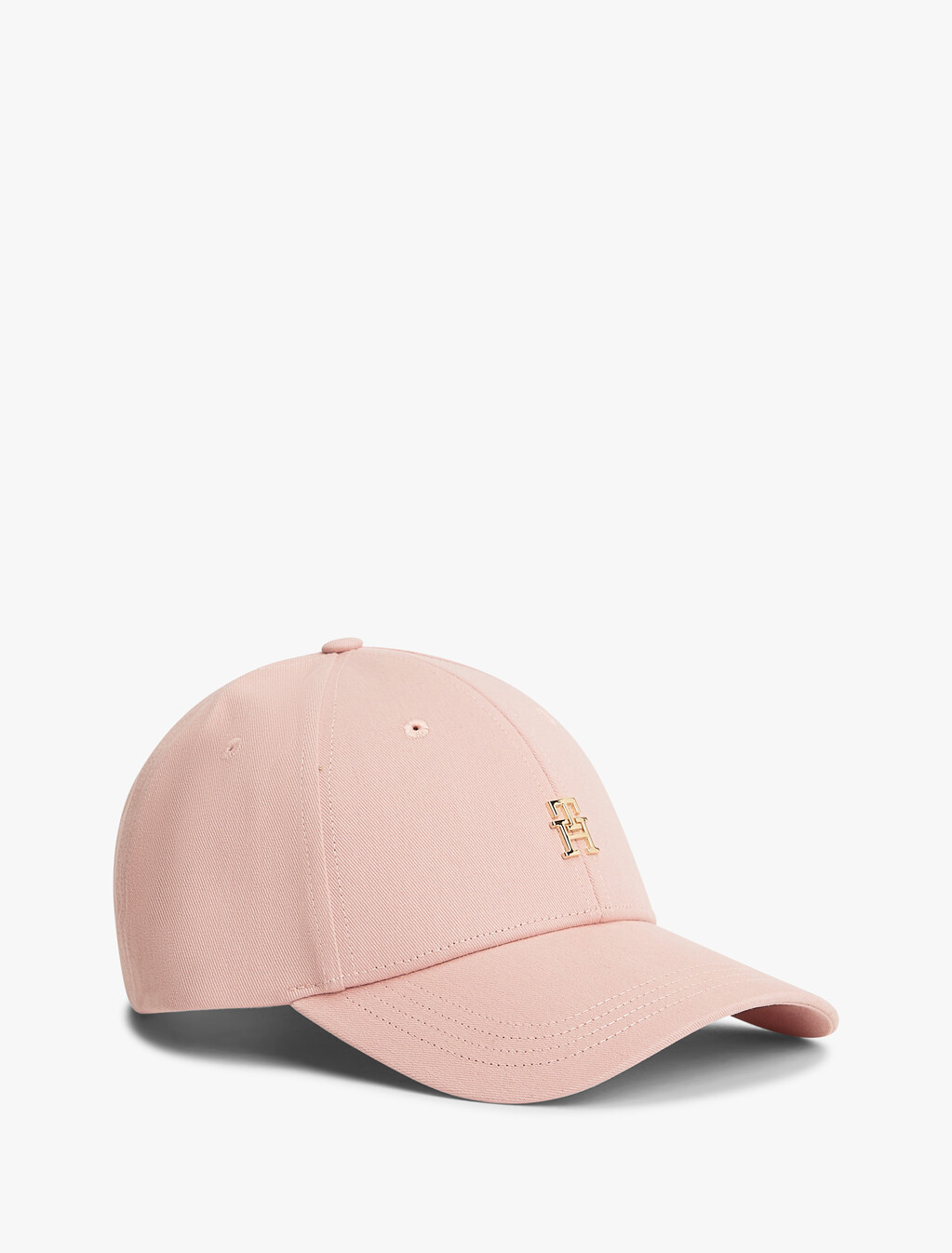 Monogram Applique Cap, Foggy Pink, hi-res