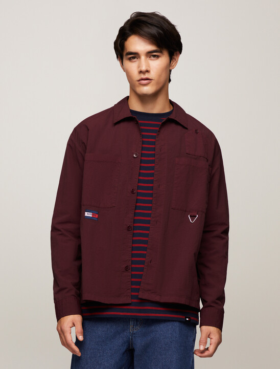 Recycled Nylon Utility Overshirt