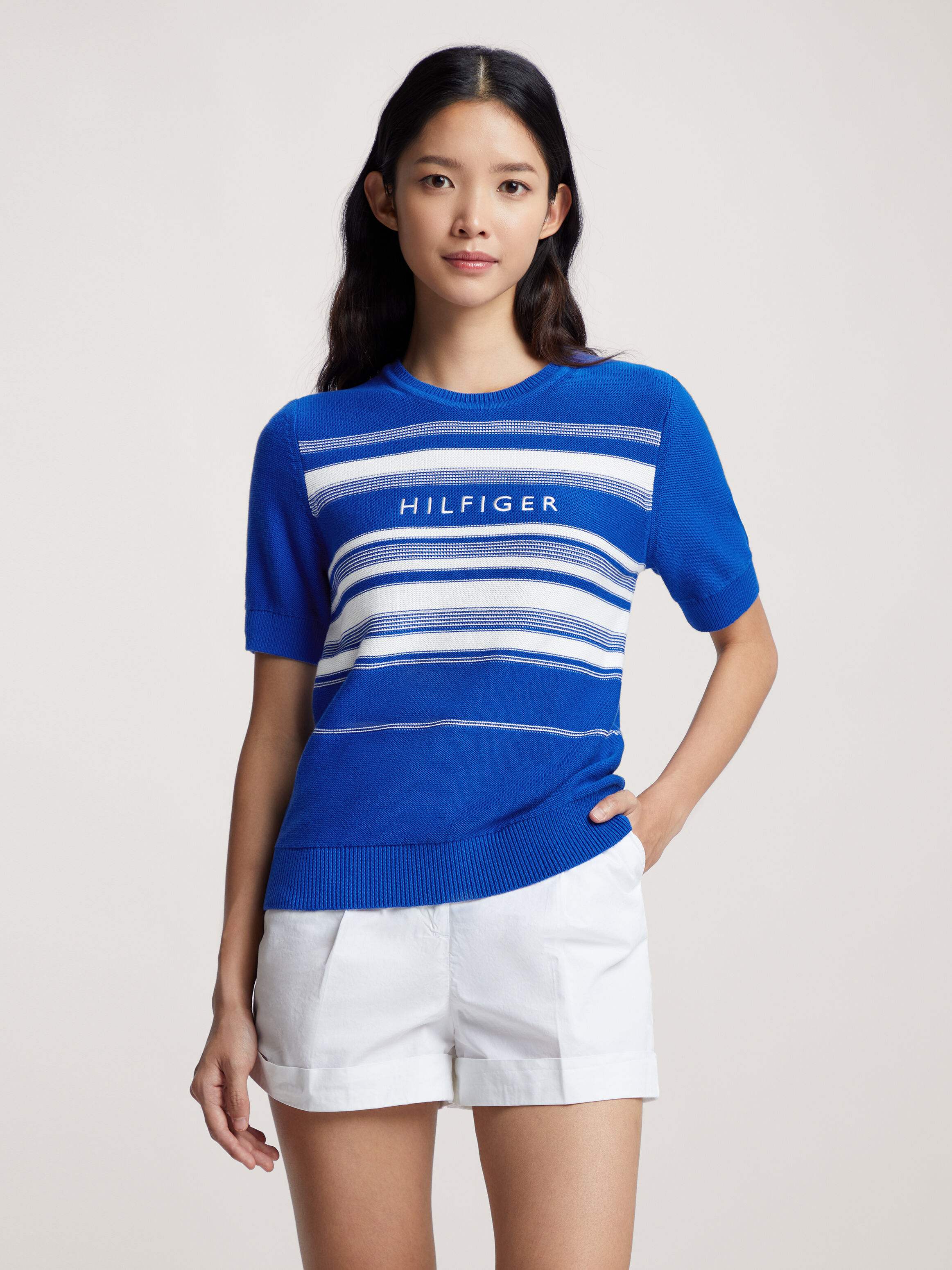 White tommy hilfiger best sale jumper womens