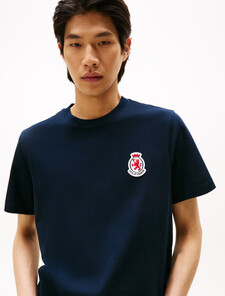 Rubberised Crest Jersey T-Shirt, Desert Sky, hi-res