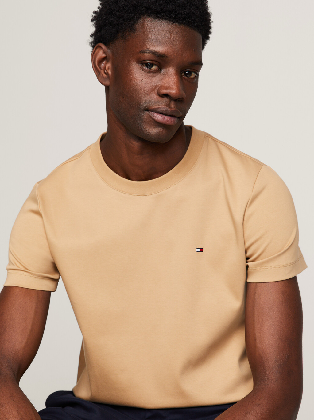 Interlock Slim Fit T-Shirt, Classic Khaki, hi-res