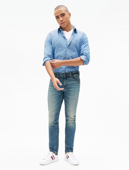 Lightweight Oxford Solid Shirt, Shirt Blue Lightweight Oxford Solid Shirt