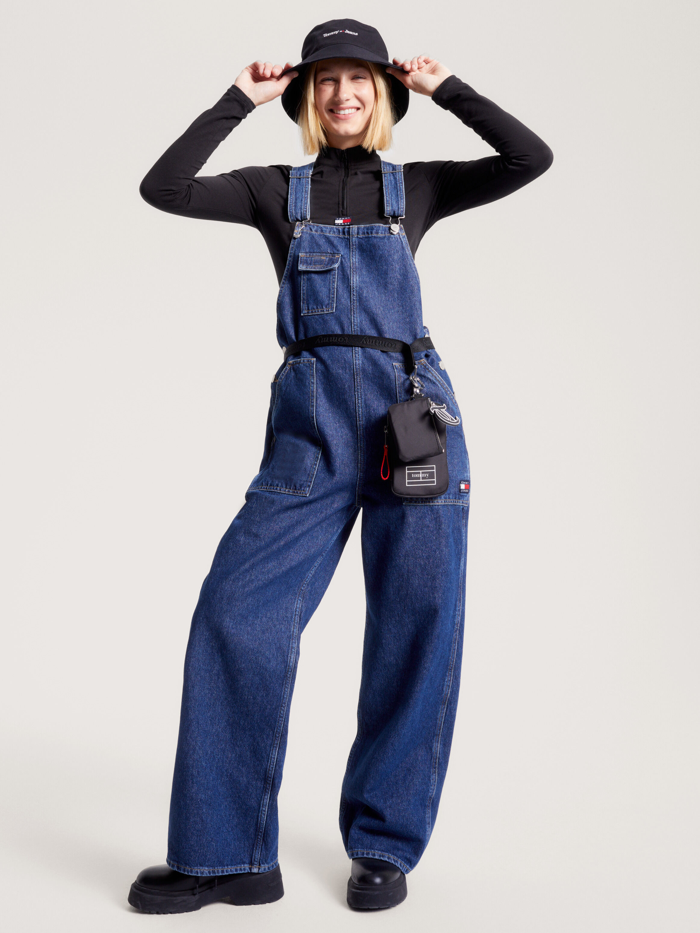 Denim best sale work dungarees