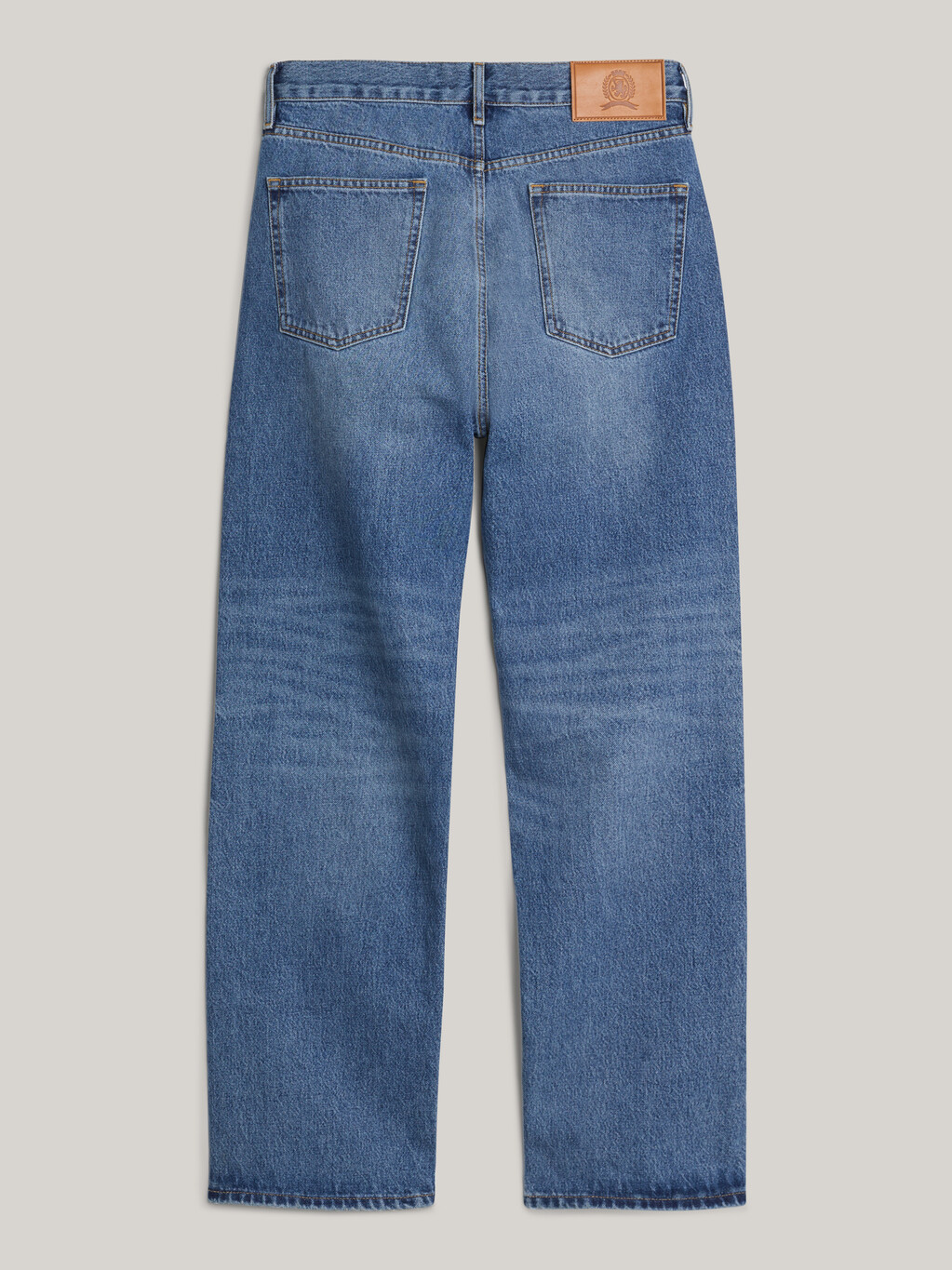 Crest Relaxed Straight Leg Jeans, Washed Indigo, hi-res