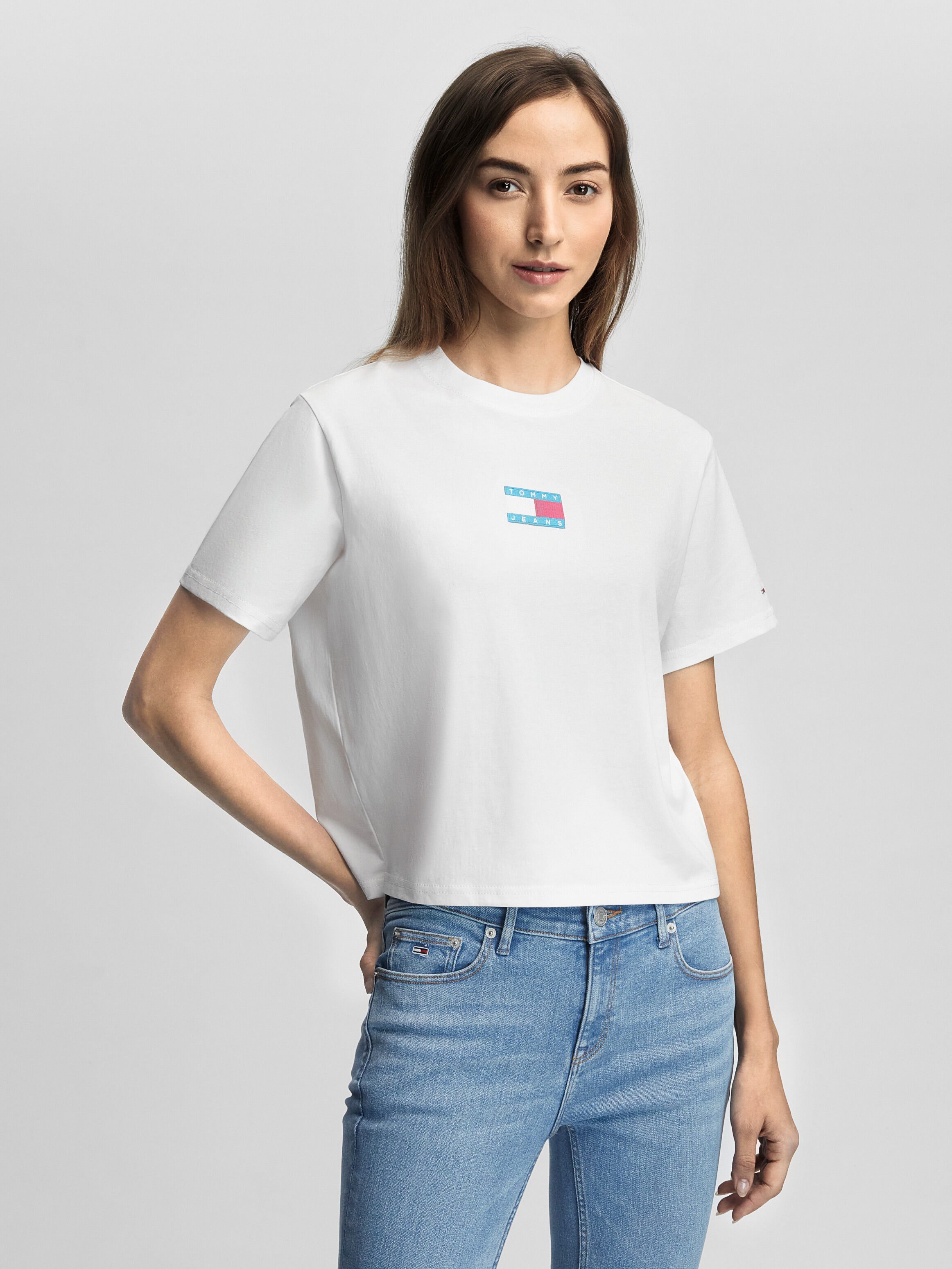 Badge tee top tommy jeans