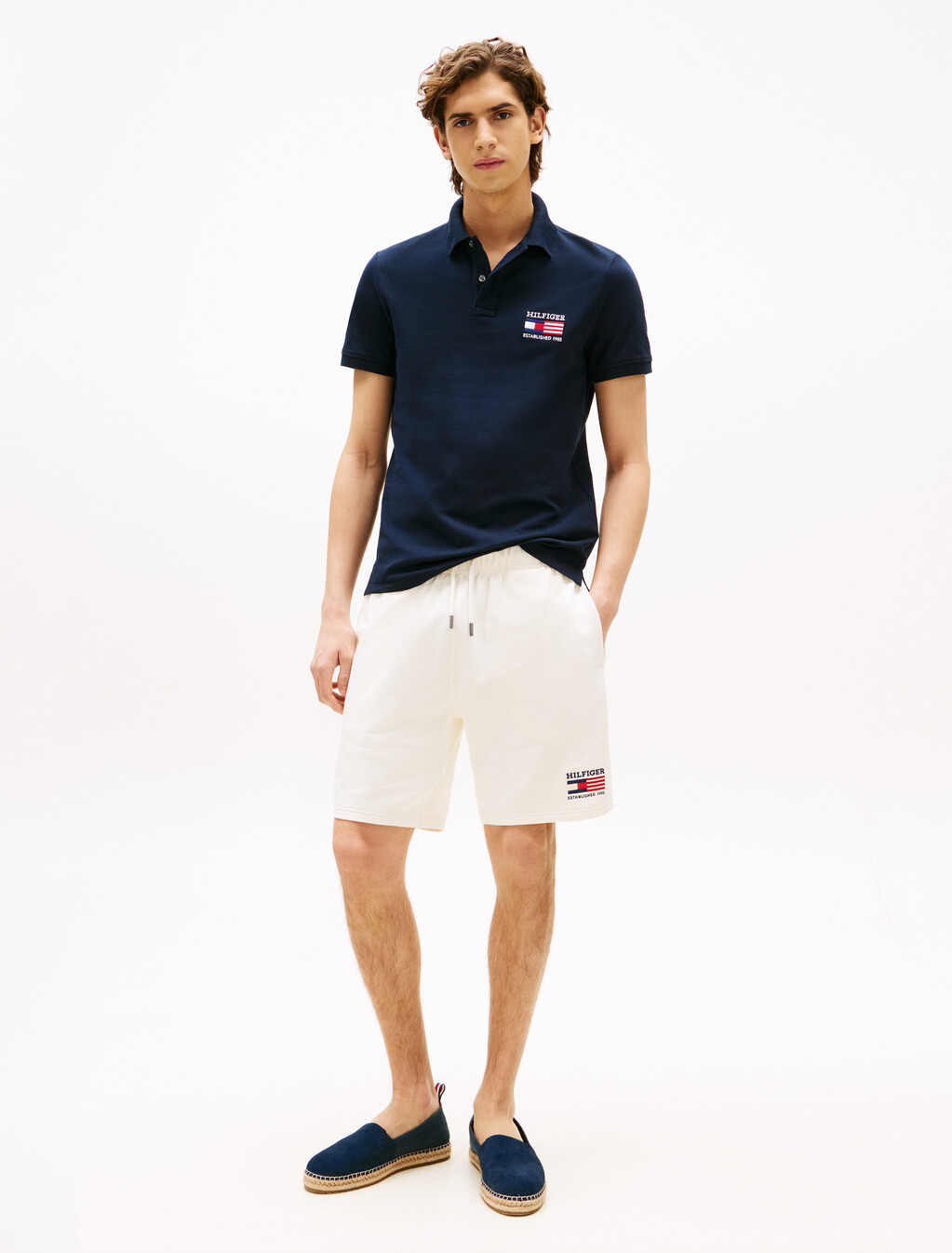 Hilfiger Flag Polo, Desert Sky, hi-res