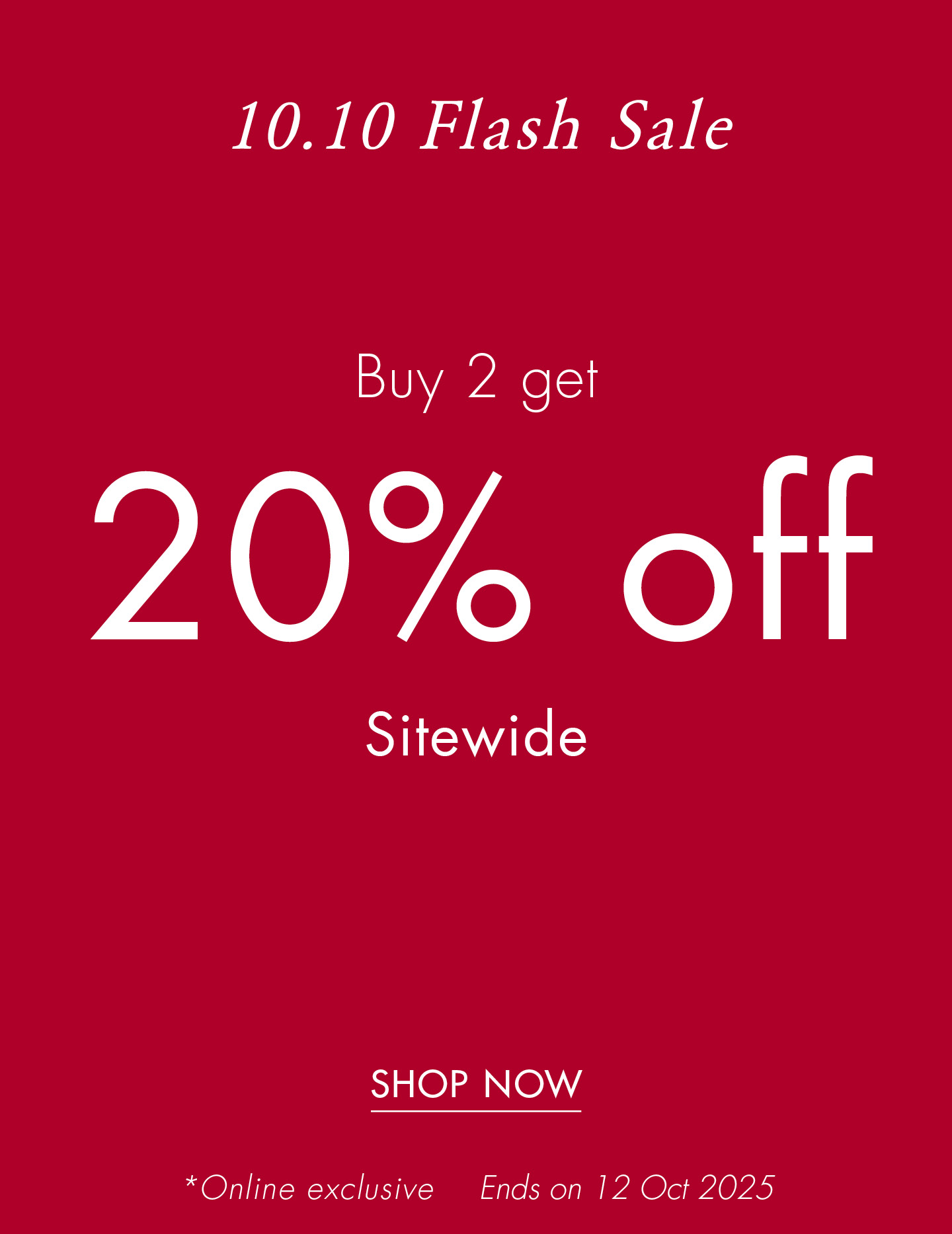 Tommy Hilfiger Buy 2 Get 20%off